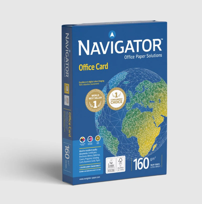 Navigator Office Card 160 gr A4 Fotokopi Kağıdı ürün görseli